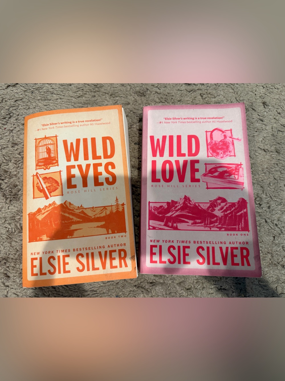 Wild Love & Wild Eyes Paperback Book Set - Pink & Orange Covers